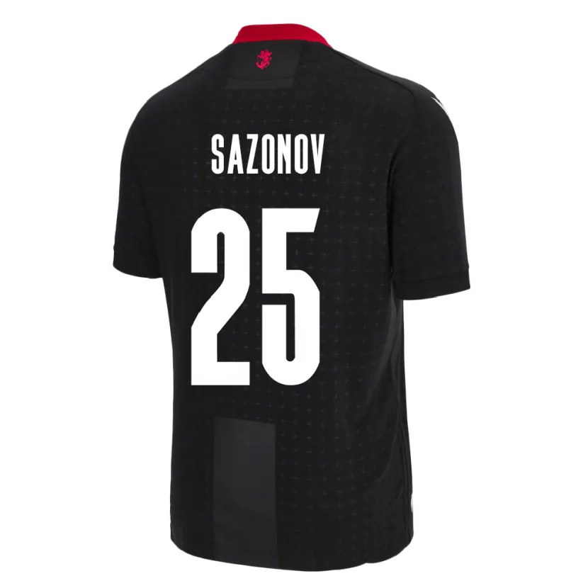 Danxen Kid Georgia Saba Sazonov #25 Black Away Jersey 24-26 T-Shirt