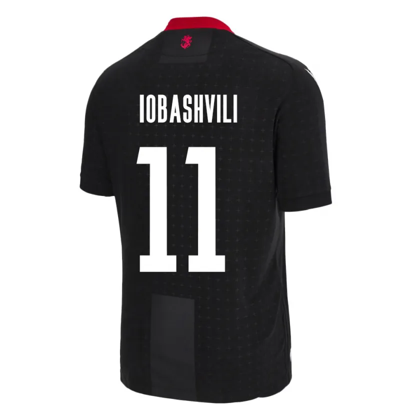 Danxen Kid Georgia Jaduli Iobashvili #11 Black Away Jersey 24-26 T-Shirt