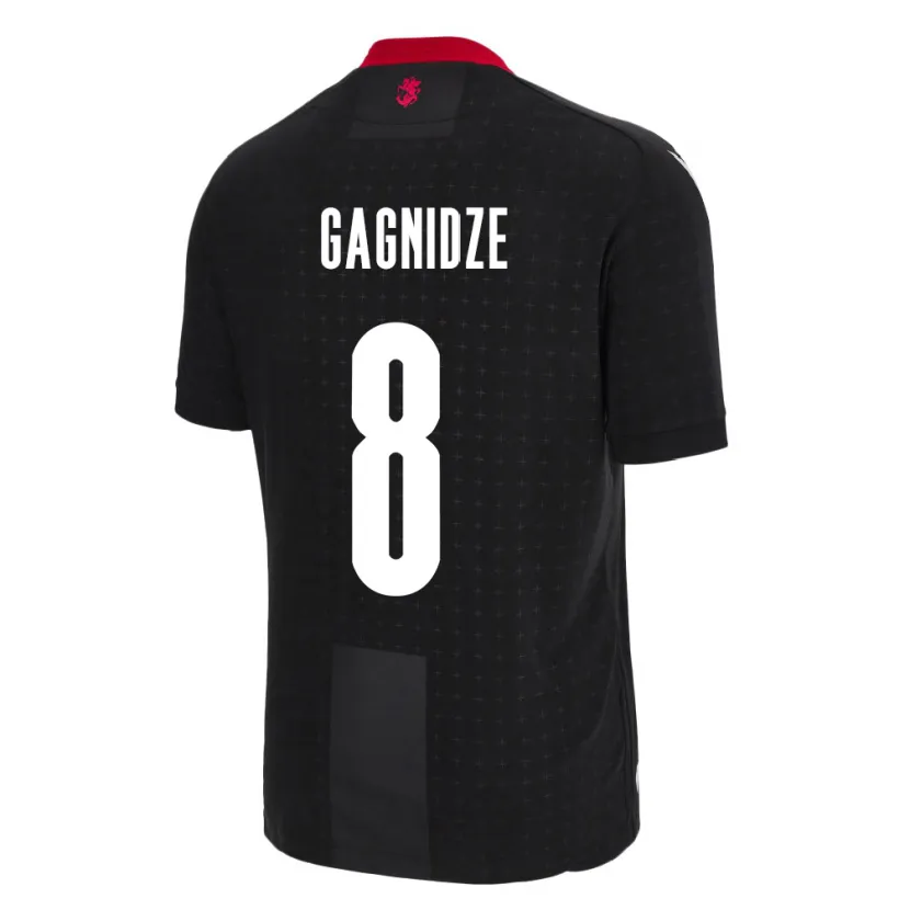 Danxen Kid Georgia Luka Gagnidze #8 Black Away Jersey 24-26 T-Shirt