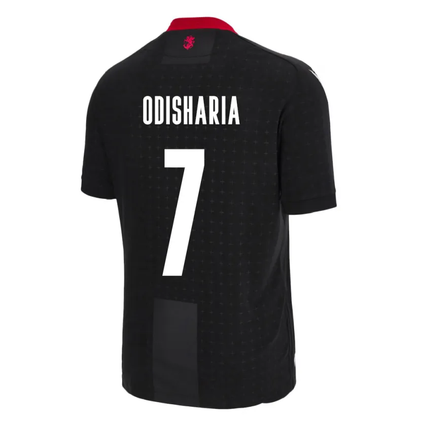 Danxen Kid Georgia Lasha Odisharia #7 Black Away Jersey 24-26 T-Shirt