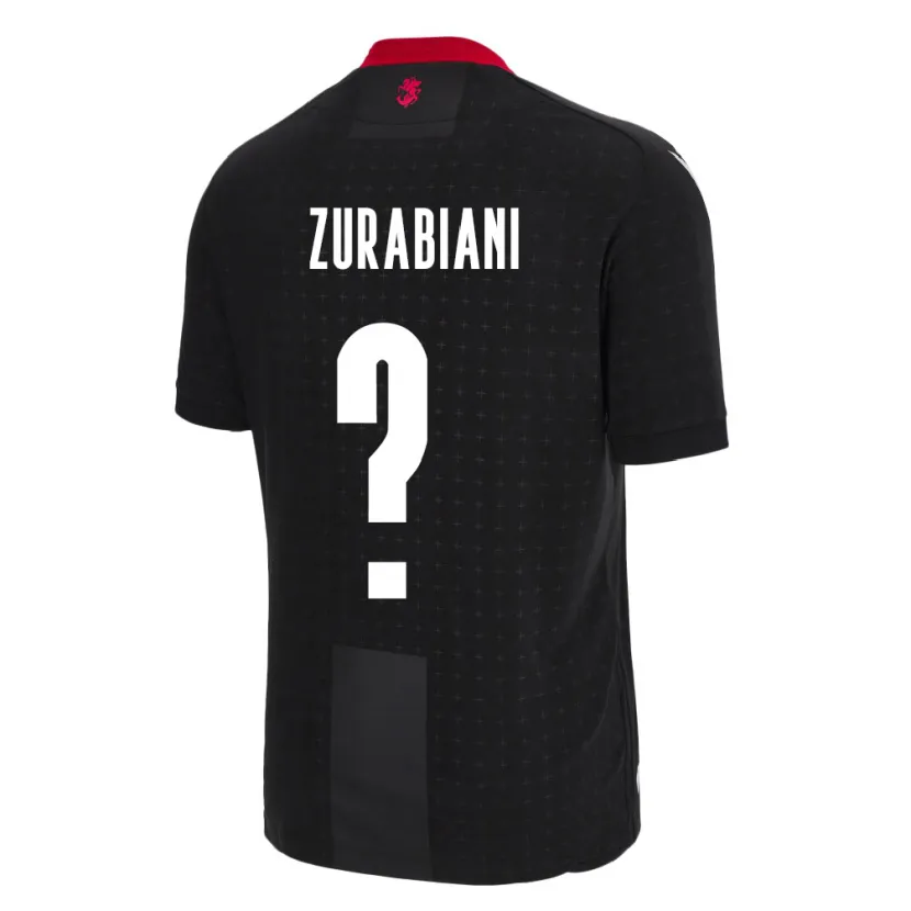 Danxen Kid Georgia Davit Zurabiani #0 Black Away Jersey 24-26 T-Shirt