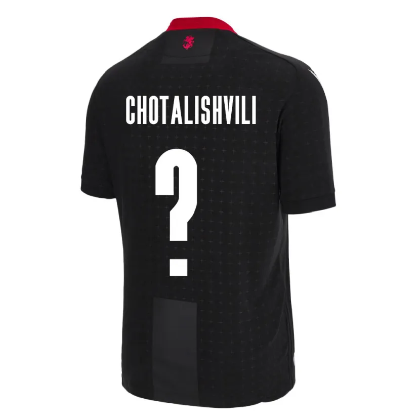 Danxen Kid Georgia Tsotne Chotalishvili #0 Black Away Jersey 24-26 T-Shirt