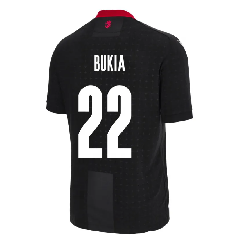 Danxen Kid Georgia Davit Bukia #22 Black Away Jersey 24-26 T-Shirt