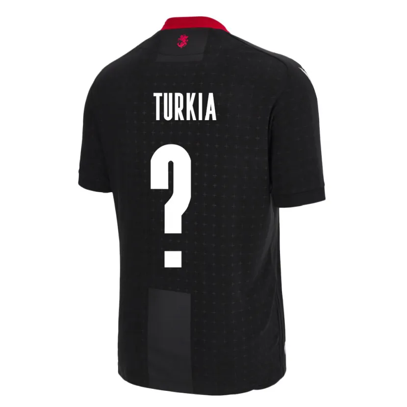 Danxen Kid Georgia Aleksandre Turkia #0 Black Away Jersey 24-26 T-Shirt