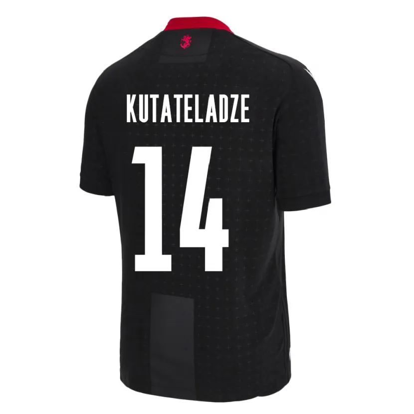 Danxen Kid Georgia Alexandre Kutateladze #14 Black Away Jersey 24-26 T-Shirt