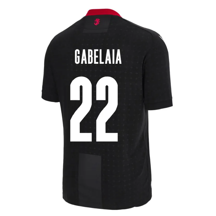 Danxen Kid Georgia Svetalna Gabelaia #22 Black Away Jersey 24-26 T-Shirt