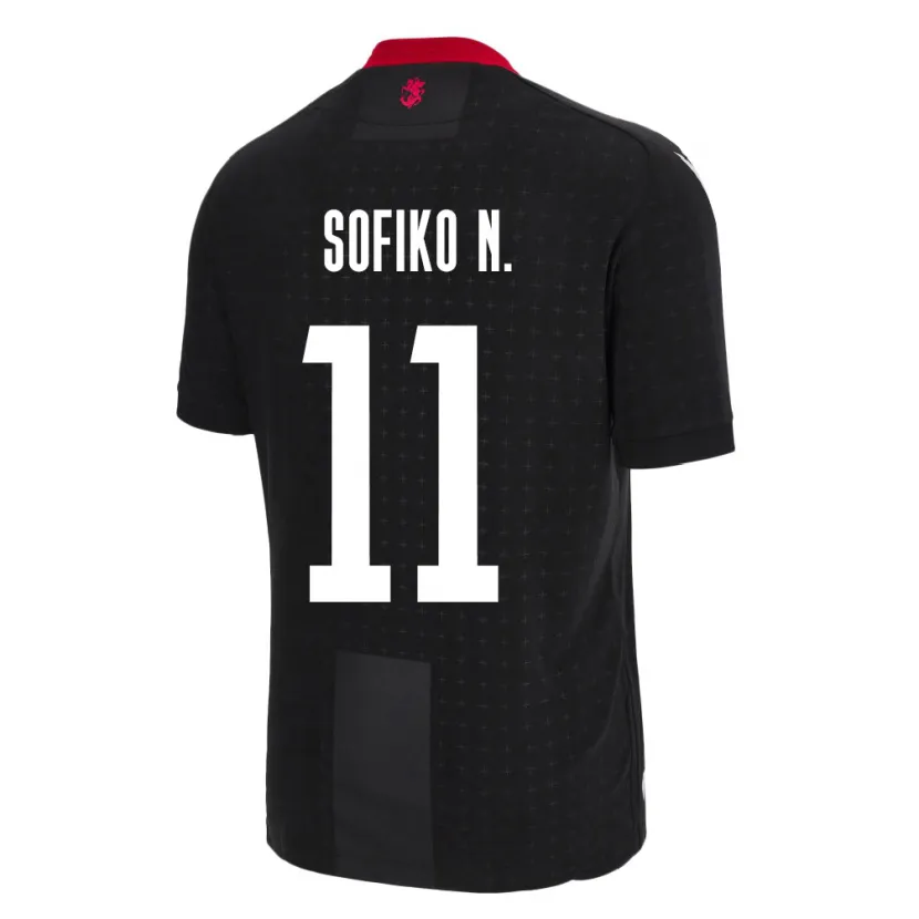 Danxen Kid Georgia Sofiko Narsia #11 Black Away Jersey 24-26 T-Shirt