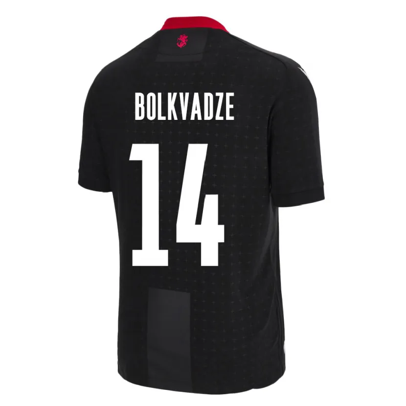 Danxen Kid Georgia Anastasia Bolkvadze #14 Black Away Jersey 24-26 T-Shirt