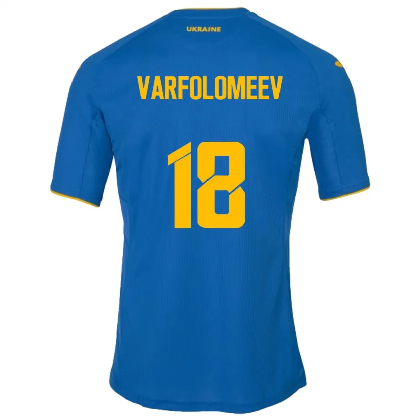 Danxen Kid Ukraine Ivan Varfolomeev #18 Blue Away Jersey 24-26 T-Shirt