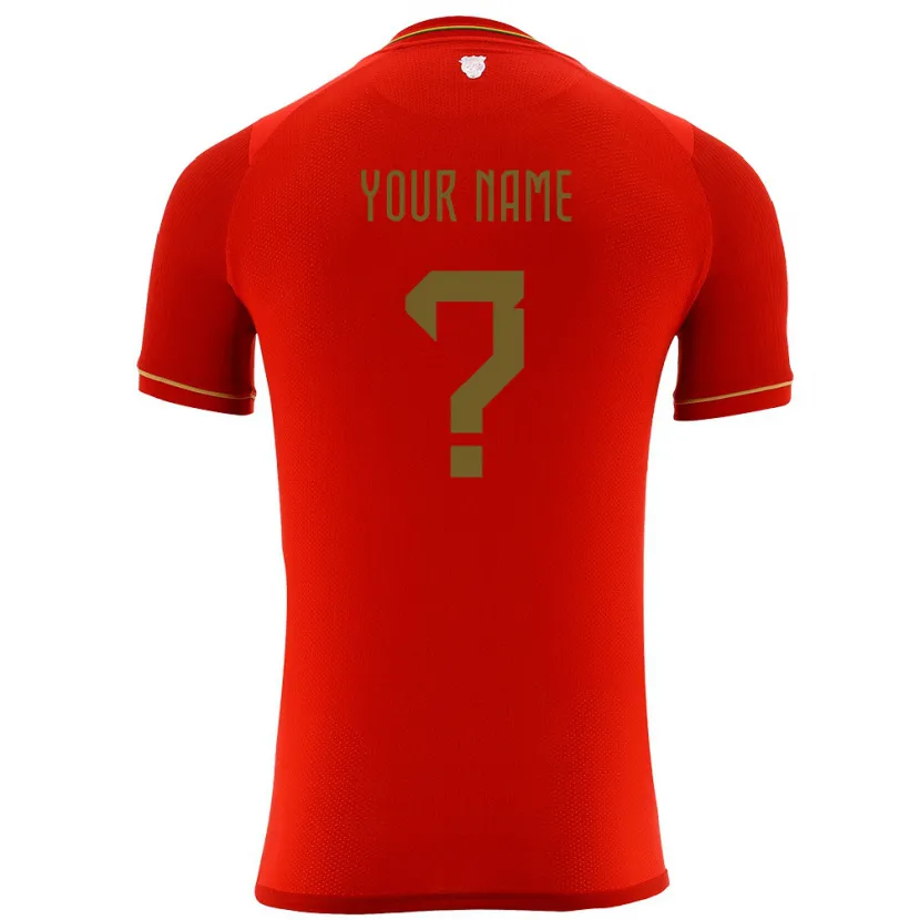 Danxen Kid Bolivia Your Name #0 Red Away Jersey 24-26 T-Shirt