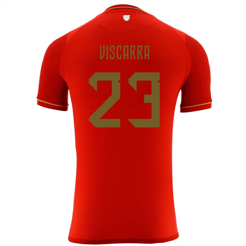 Danxen Kid Bolivia Guillermo Viscarra #23 Red Away Jersey 24-26 T-Shirt