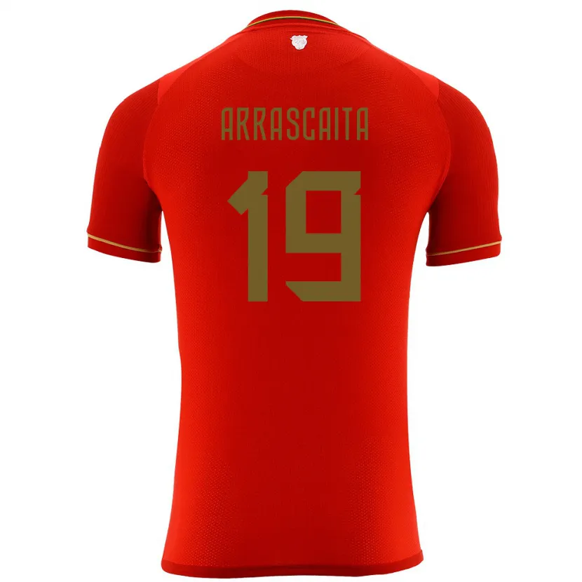 Danxen Kid Bolivia Jaime Arrascaita #19 Red Away Jersey 24-26 T-Shirt