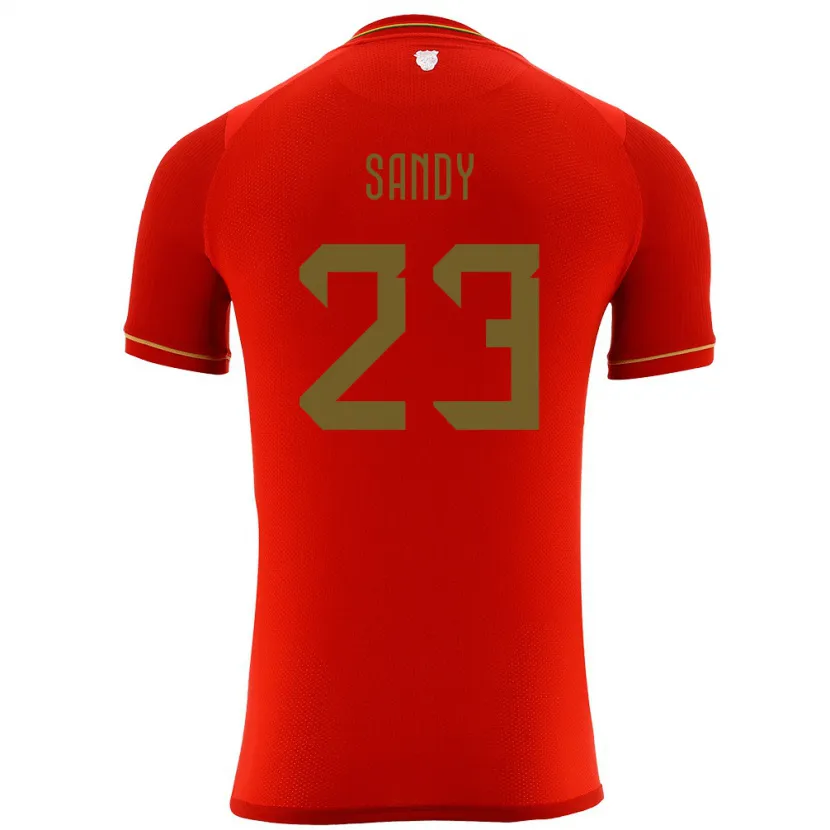 Danxen Kid Bolivia Daniel Sandy #23 Red Away Jersey 24-26 T-Shirt