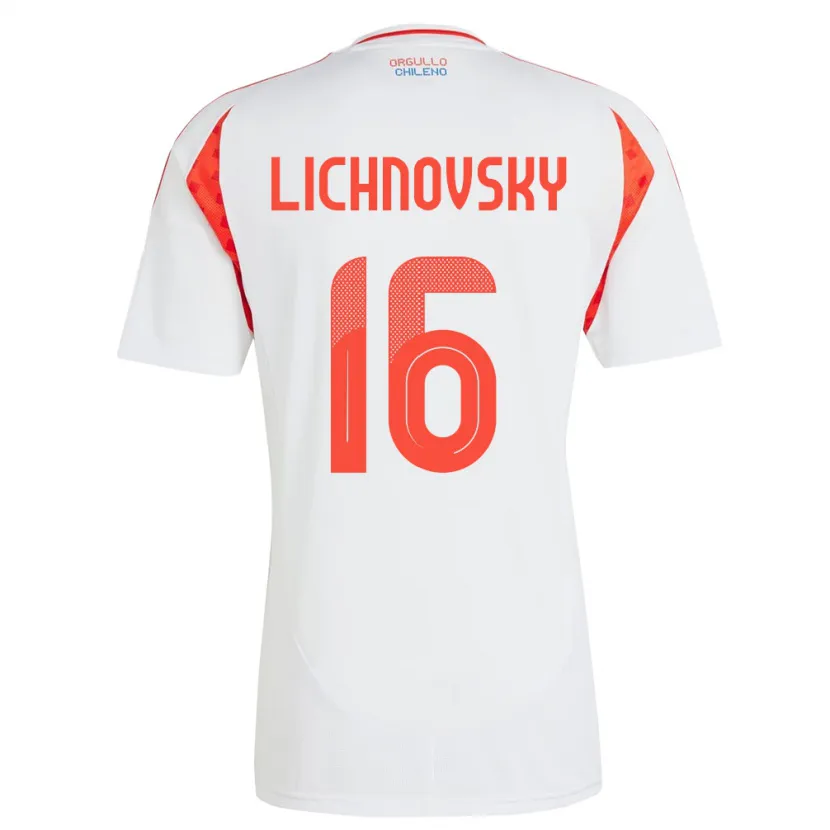 Danxen Kid Chile Igor Lichnovsky #16 White Away Jersey 24-26 T-Shirt