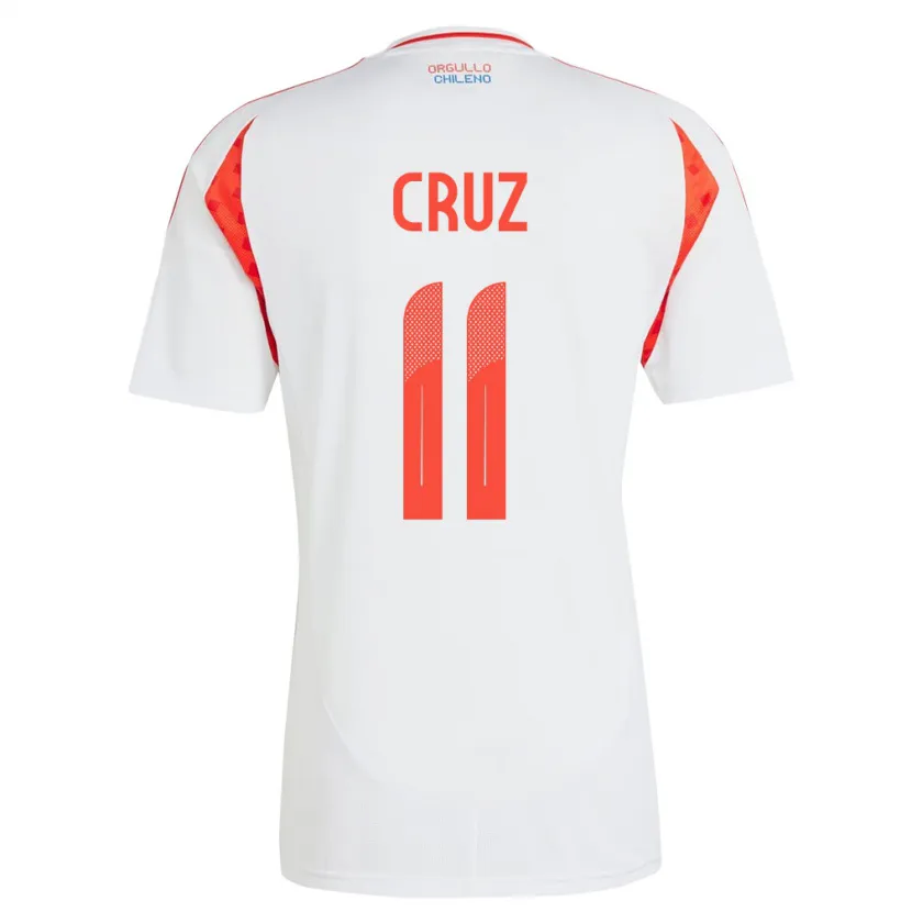 Danxen Kid Chile Joan Cruz #11 White Away Jersey 24-26 T-Shirt