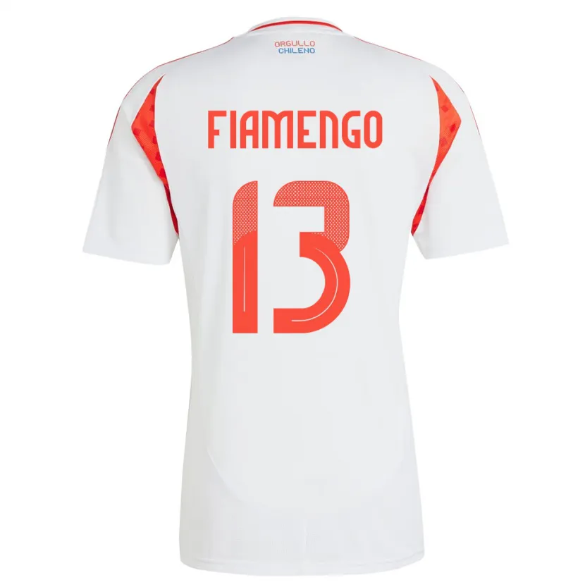 Danxen Kid Chile Darko Fiamengo #13 White Away Jersey 24-26 T-Shirt