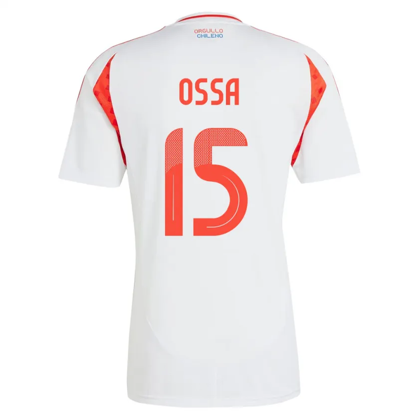 Danxen Kid Chile Diego Ossa #15 White Away Jersey 24-26 T-Shirt