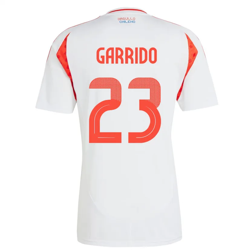 Danxen Kid Chile Pedro Garrido #23 White Away Jersey 24-26 T-Shirt