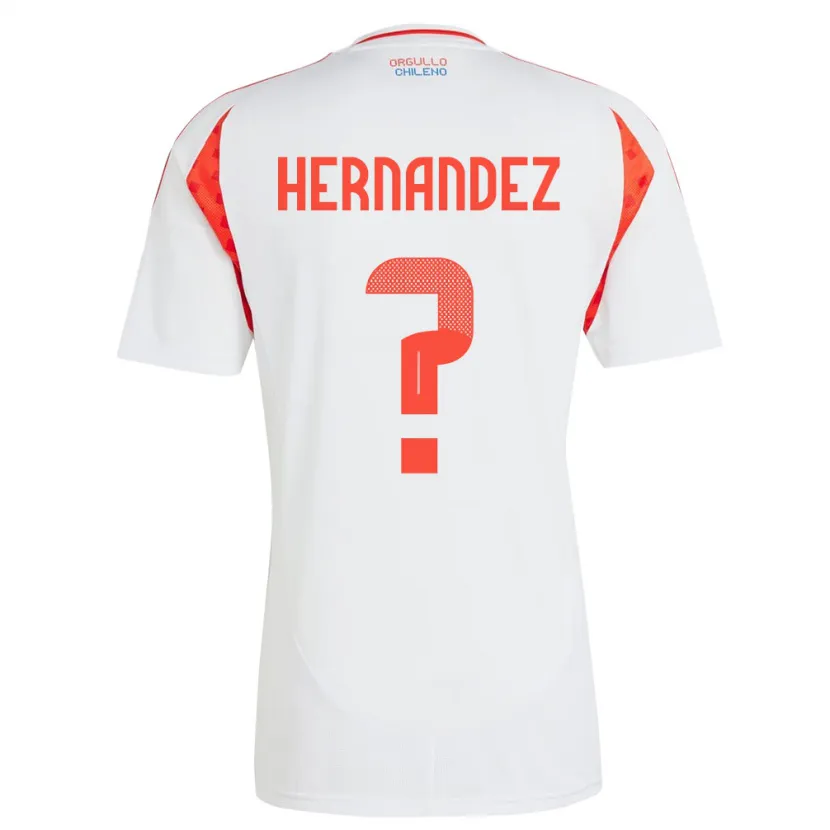 Danxen Kid Chile Camilo Hernández #0 White Away Jersey 24-26 T-Shirt