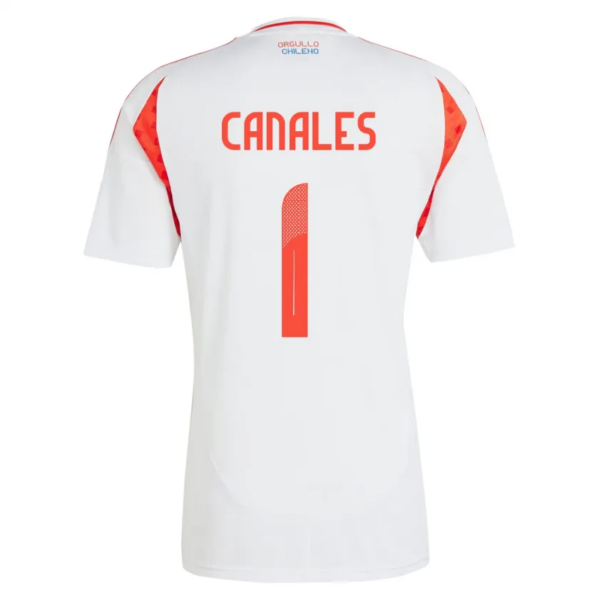 Danxen Kid Chile Antonia Canales #1 White Away Jersey 24-26 T-Shirt