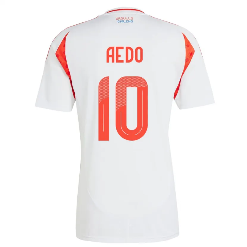 Danxen Kid Chile Yanara Aedo #10 White Away Jersey 24-26 T-Shirt