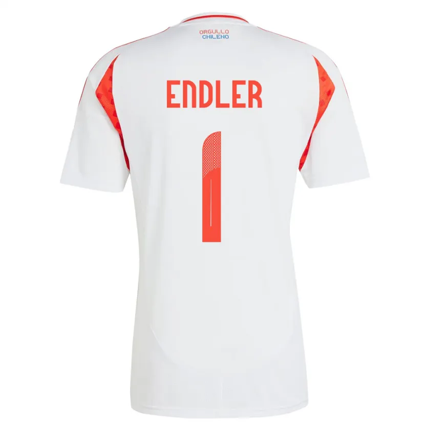 Danxen Kid Chile Christiane Endler #1 White Away Jersey 24-26 T-Shirt