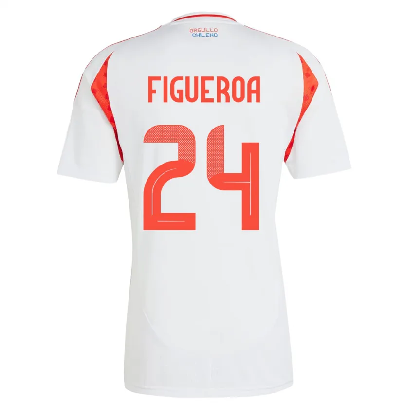 Danxen Kid Chile Ámbar Figueroa #24 White Away Jersey 24-26 T-Shirt