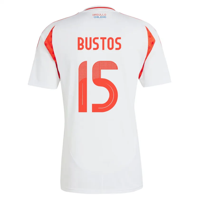 Danxen Kid Chile Melissa Bustos #15 White Away Jersey 24-26 T-Shirt