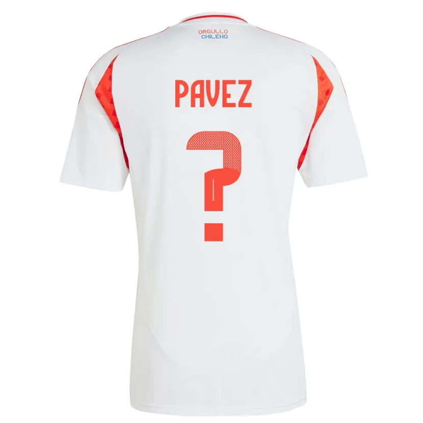 Danxen Kid Chile Camila Pavez #0 White Away Jersey 24-26 T-Shirt