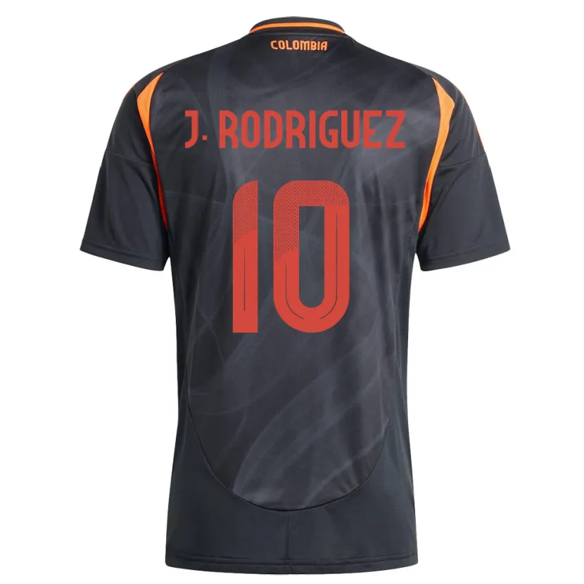 Danxen Kid Colombia James Rodríguez #10 Black Away Jersey 24-26 T-Shirt