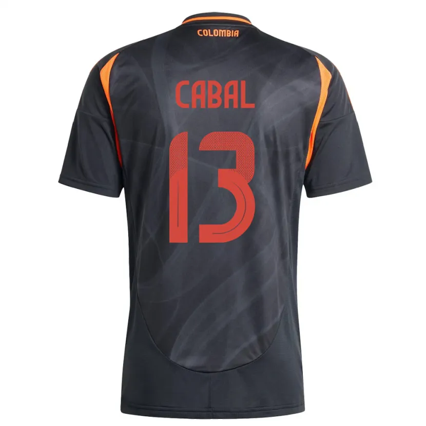 Danxen Kid Colombia Juan Cabal #13 Black Away Jersey 24-26 T-Shirt