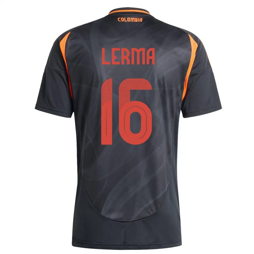 Danxen Kid Colombia Jefferson Lerma #16 Black Away Jersey 24-26 T-Shirt