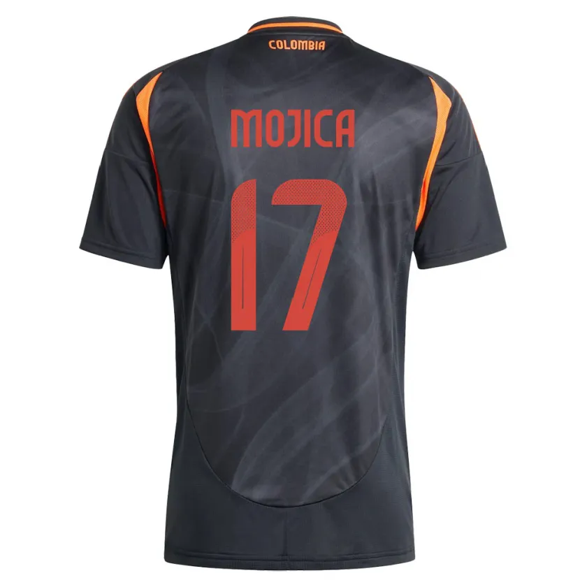 Danxen Kid Colombia Johan Mojica #17 Black Away Jersey 24-26 T-Shirt