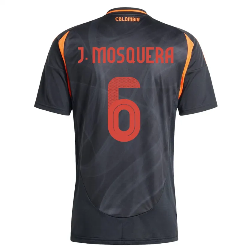 Danxen Kid Colombia Juan Mosquera #6 Black Away Jersey 24-26 T-Shirt