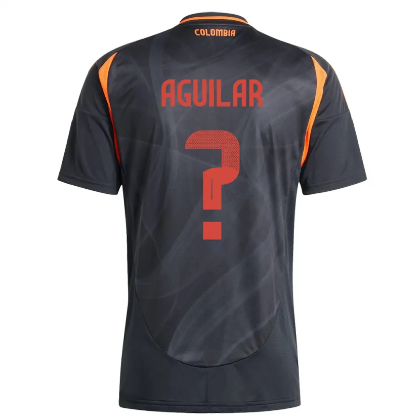 Danxen Kid Colombia Alejandro Aguilar #0 Black Away Jersey 24-26 T-Shirt