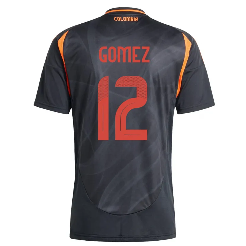 Danxen Kid Colombia Juan Gómez #12 Black Away Jersey 24-26 T-Shirt