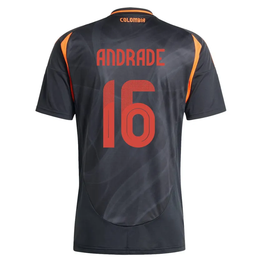 Danxen Kid Colombia Lady Andrade #16 Black Away Jersey 24-26 T-Shirt