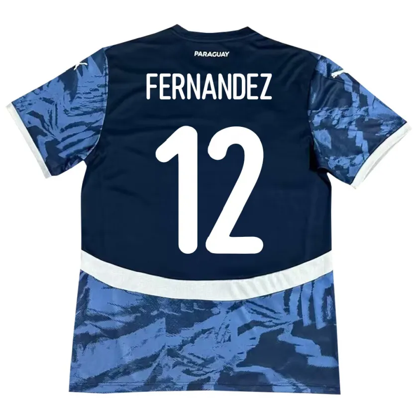 Danxen Kid Paraguay Gatito Fernández #12 Blue Away Jersey 24-26 T-Shirt