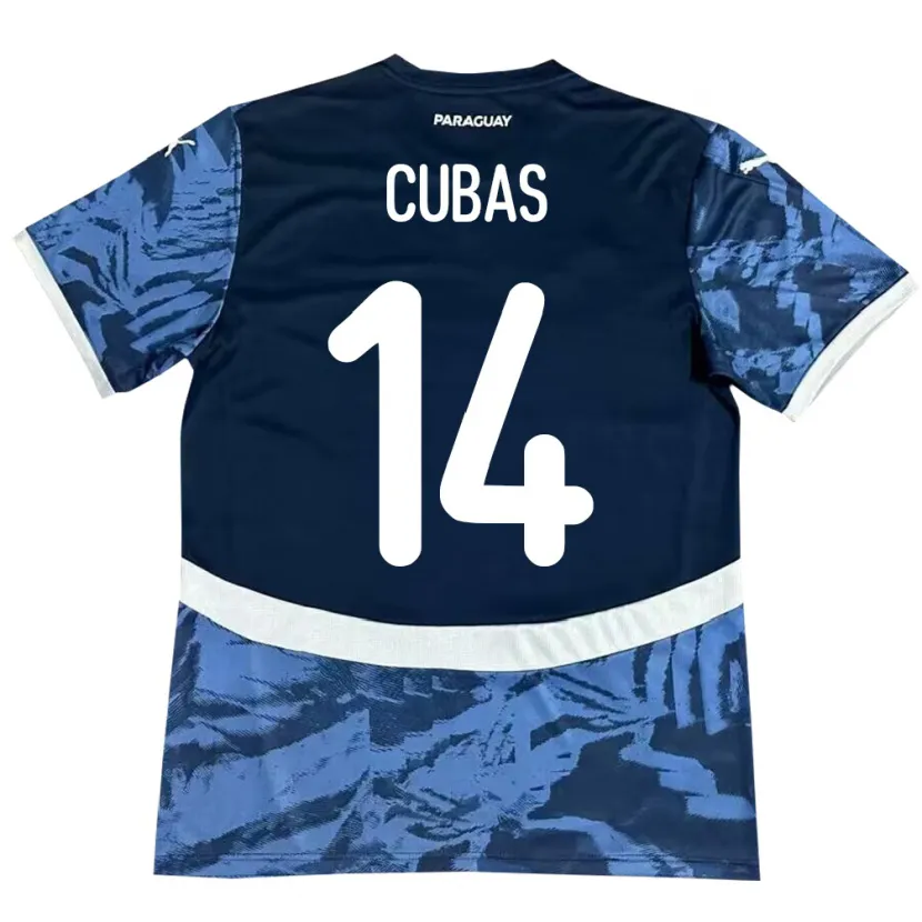 Danxen Kid Paraguay Andrés Cubas #14 Blue Away Jersey 24-26 T-Shirt