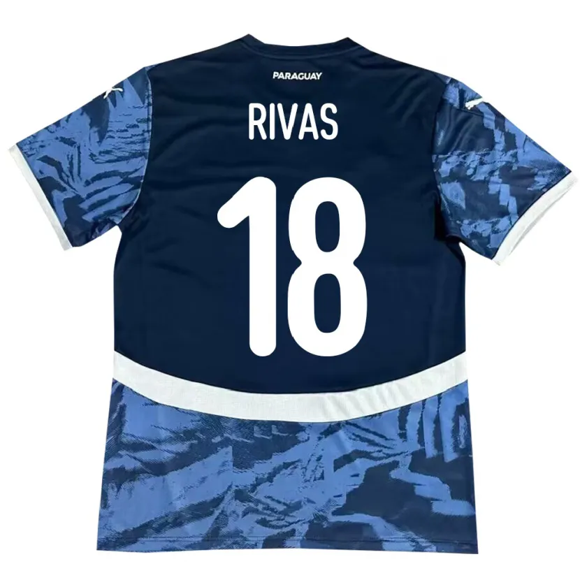 Danxen Kid Paraguay Daniel Rivas #18 Blue Away Jersey 24-26 T-Shirt