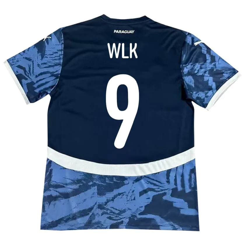 Danxen Kid Paraguay Allan Wlk #9 Blue Away Jersey 24-26 T-Shirt