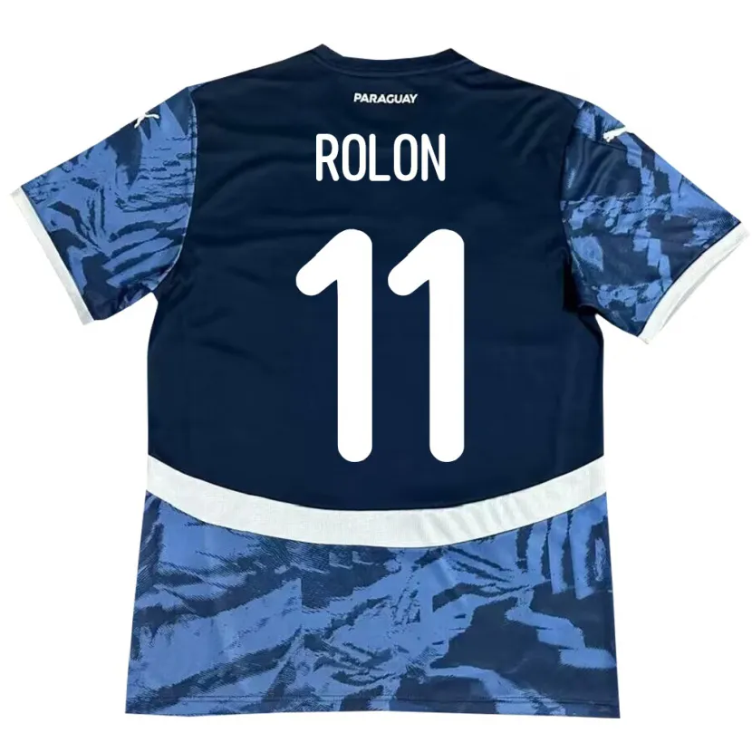 Danxen Kid Paraguay Leonardo Rolón #11 Blue Away Jersey 24-26 T-Shirt