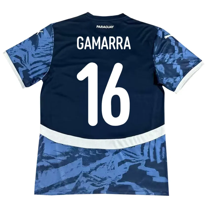 Danxen Kid Paraguay Ariel Gamarra #16 Blue Away Jersey 24-26 T-Shirt