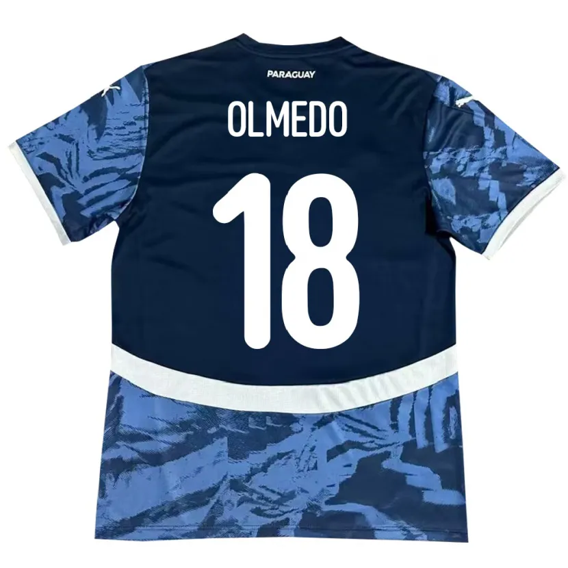 Danxen Kid Paraguay Cesar Olmedo #18 Blue Away Jersey 24-26 T-Shirt