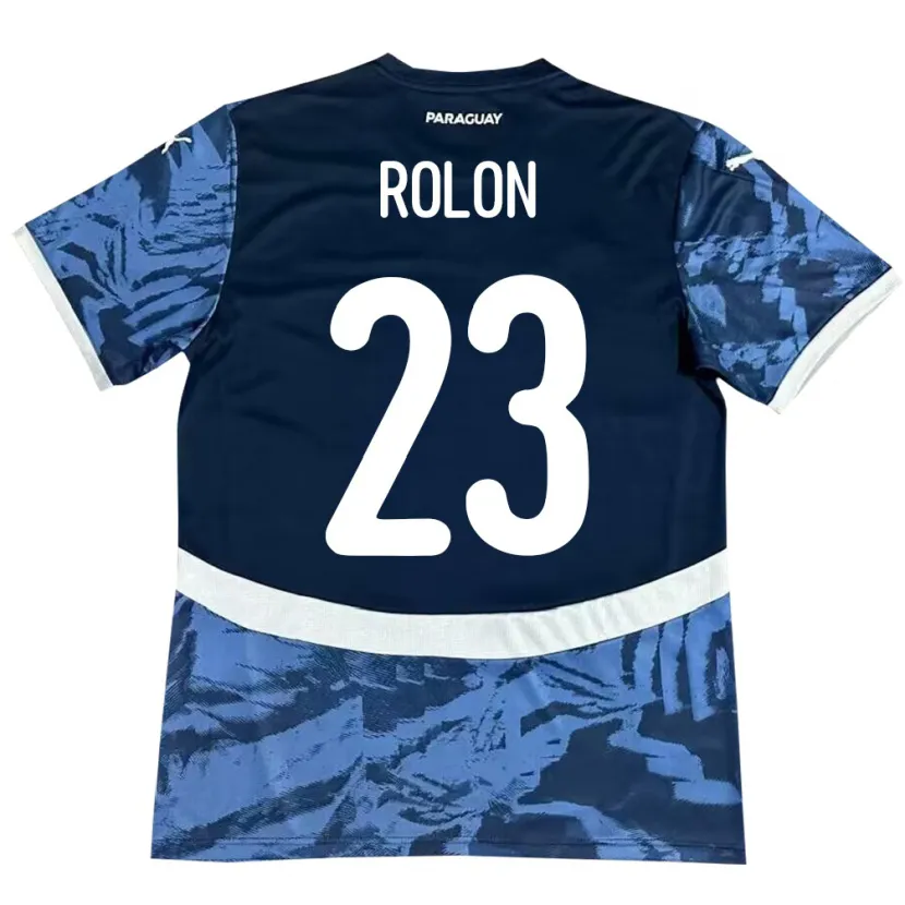 Danxen Kid Paraguay Luis Rolón #23 Blue Away Jersey 24-26 T-Shirt