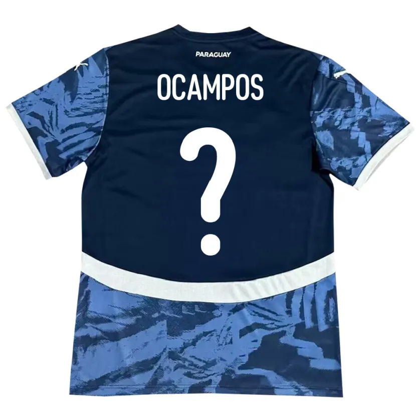 Danxen Kid Paraguay Santiago Ocampos #0 Blue Away Jersey 24-26 T-Shirt