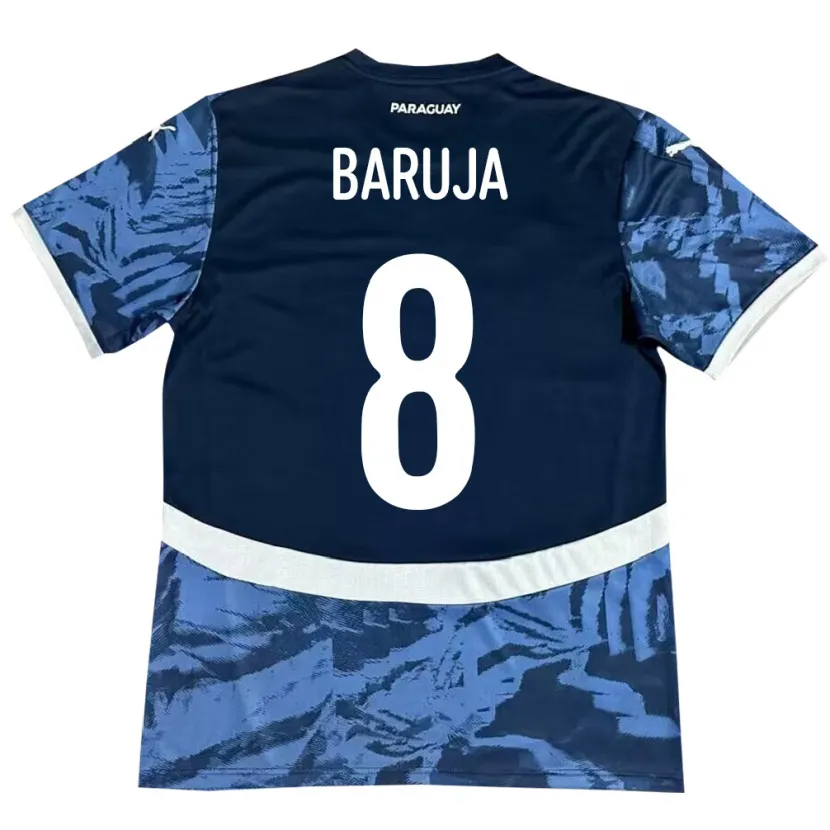 Danxen Kid Paraguay Fabrizio Baruja #8 Blue Away Jersey 24-26 T-Shirt