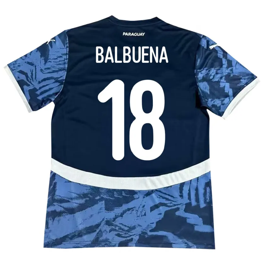 Danxen Kid Paraguay Axel Balbuena #18 Blue Away Jersey 24-26 T-Shirt