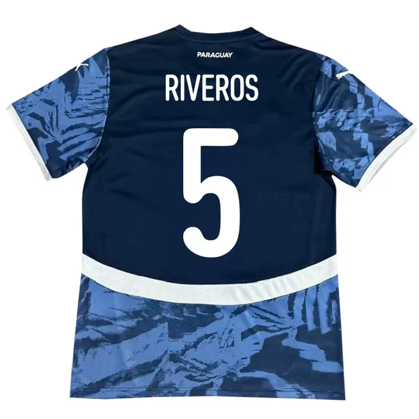 Danxen Kid Paraguay Verónica Riveros #5 Blue Away Jersey 24-26 T-Shirt