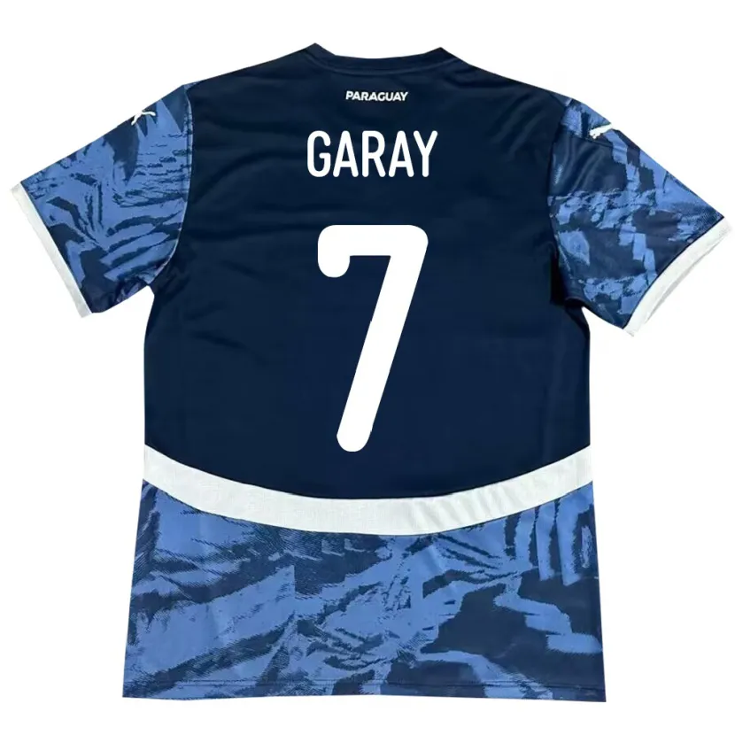 Danxen Kid Paraguay Griselda Garay #7 Blue Away Jersey 24-26 T-Shirt